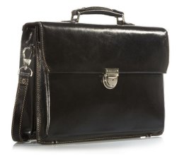 Jekyll & Hide Oxford Leather Laptop Bag Black