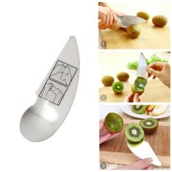 Stainless Steel Kiwi Fruit Spoon Knife