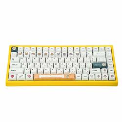 108 Geeksocial Keycaps Pbt 5-FACED Dye-subbed Xda Profile Compatible GK61 64 84 87 104 Mechanical Keyboards Shiba Inu