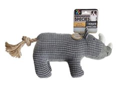 Endangered Species ES15 Javan Rhino Dog Toy