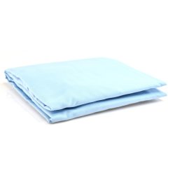 C creek Std C cot Fitted Sheet - Blue