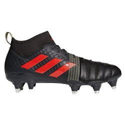 Adidas Size 9 Kakari X Kevlar Rugby Boots in Black & Red
