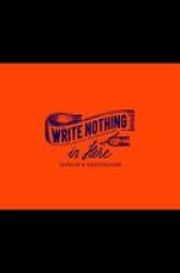 Write Nothing In Here:doodle And Sketchbook Paperback