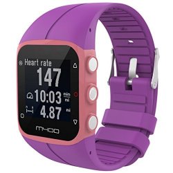 Joint Bands For Polar M400 M430 Fitness Watch Soft Silicone Rubber Watch Band Wristband Sports Strap Bracklet For Polar M400 M430 Fitness Watch Purple