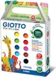 Patplume Classic Modeling Clay 20G X 10 - Assorted Colours