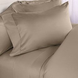 Full-size Low-profile Sofa Sleeper Sheet Set 53X72X 8 Inch - Taupe