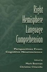 Right Hemisphere Language Comprehension - Perspectives from Cognitive Neuroscience
