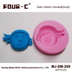 Pirate Silicone Mould For Choclate Or Fondant Size Of Mould 7cm
