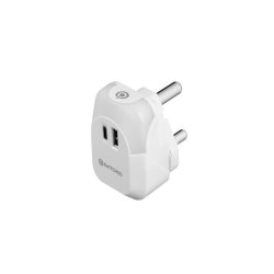 Switched Halo Fast Charge Power Adaptorusb And Typec Portsoutput 17W-SOFT Touch Night Light
