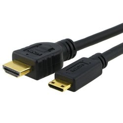 IMPORTER520 15 Feet Gold Plated MINI HDMI Cable For Canon Eos 6D Powershot S120 SX510 Hs G16 S110 SX50 Hs G15 Nikon J3 S1