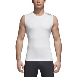Adidas Men's Alphaskin Sleeveless Training T-Shirt - White