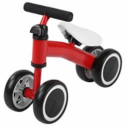 Evtscan Baby Infant Balance Scooter Walker Baby Toddler Learn To Walk No Foot Pedal Riding Toys Red