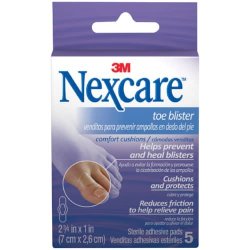 Nexcare 3M Toe Blister Plasters Comfort 7CM X 2.6CM 6 Strips