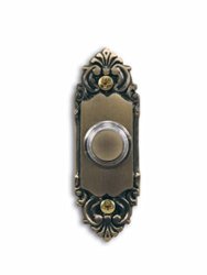 Utilitech Antique Brass Doorbell Button Item 163363 Model UT-709-02