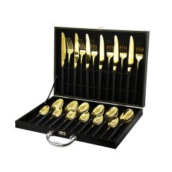 Finery - Cutlery Set 24PC - Gold black