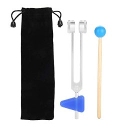 TUNING FORKS Set Tuning Fork Healing Instrument Aluminum With 136.1HZ Aluminum Alloy Tuning Fork Instrument Kit For Sound Healing Vibration Hammer Tools