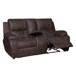 Consol Calgan Lyla Exotic Genuine Leather 3 Piece 2 Action With Agulhas Brown