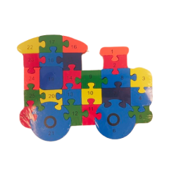 Wood Shaped Puzzles - Train