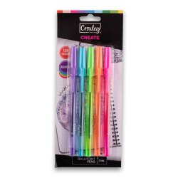 Ballpoint Pen Assorted - 5 Fun Colours