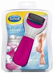 Scholl Velvet Smooth Electric Foot File Pink With Diamond Crystals By Scholl