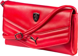 Ferrari Clutch Bag Red