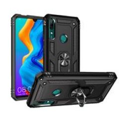 Shockproof Armor Stand Case For Huawei P20 Lite ANE-LX1 Black