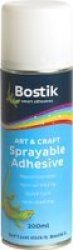 Bostik Art & Craft Sprayable Adhesive - 200ML