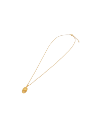 Goldair Gold Croissant Pendant Chain Necklace - Gold
