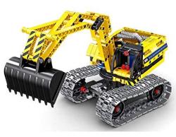 Bo Toys Building Bricks Stem Toy 342 Pcs Excavator & Robot Construction Blocks Build It Yourself Toys