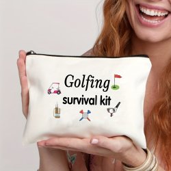 1PC Golfing Survival Kit Makeup Bag Golfing Gift Golf Accessories Humor Gift For Mom Golfer