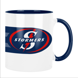 Stormers Rugby Coffee Mug - Navy Inner - Traditional