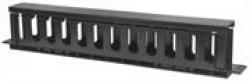 Intellinet 19" Cable Management Panel - 19" Rackmount Cable