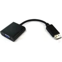 Displayport To HDMI Adapter Black