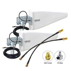 Space Connect 5G Directional Outdoor Antenna 11DB + Interconnect Cables 5G COMBO1