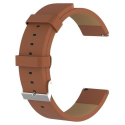 Tuff-Luv J1_49 Leather Watch Strap For Fitbit Versa - Brown Tan
