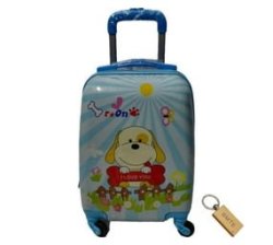 - Quality Kiddies Cartoons Hand Luggage Suitcase For Kids- X8-SNOOPY
