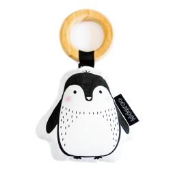Adorable Penguin Plush Baby Rattle For Babies By Kideroo