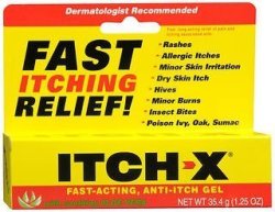 Itch-x Anti-itch Gel - 1.25 Oz Pack Of 5