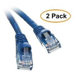1 Pack ACL 3 Feet RJ45 Snagless/Molded Boot Yellow Cat6a Ethernet Lan Cable