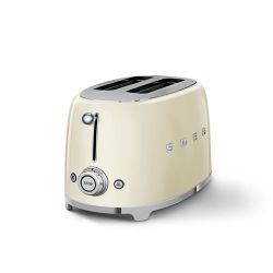 Smeg 50S Style Cream Toaster - TSF01CRSA