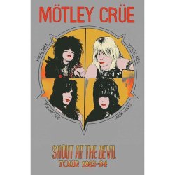 Motley Crue Shout At The Devil Textile Poster