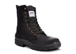 Black Canvas Security Boot Soft Toe - UK 7