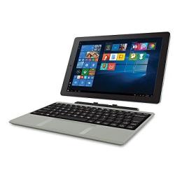 RCA Cambio 10.1" 2-in-1 Touchscreen Intel Quad-Core Tablet PC in Silver
