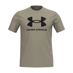 Under Armour Men's Sportstyle Logo Short Sleeve Beige - XL