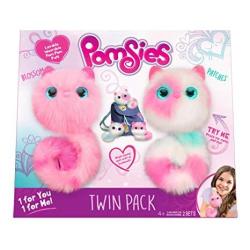 Pomsies Twin Pack Plush Interactive Toys Packaging Syles And Colors May Vary