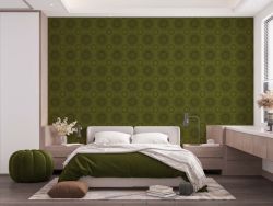African Print Setswana Inspired Ubuntu Wallpaper - Green