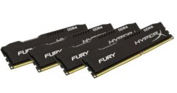 Hyperx Fury 64GB 4X16GB DDR4-2933MHZ CL17 1.2V Black Desktop Memory