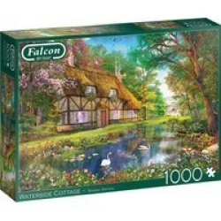 Falcon Jigsaw Puzzle- Waterside Cottage 1000 Pieces