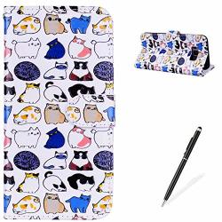 Samsung Galaxy S8 Plus Case For Samsung Galaxy S8 Plus Pu Leather Shell Magnetic Closure Notebook Design Cover - MINI Cat