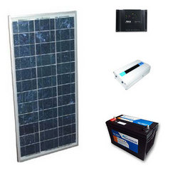 Sustainable Four 300Wh Solar Power Kit
